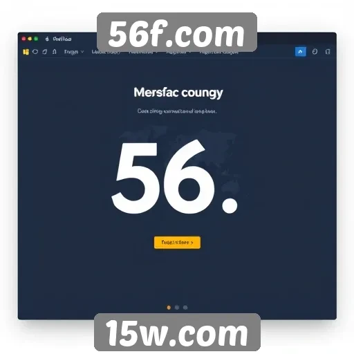 Análise da interface do usuário no site 56f.com
