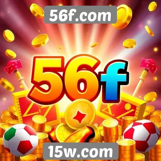 Variedade de jogos disponíveis em 56f com foco em slots